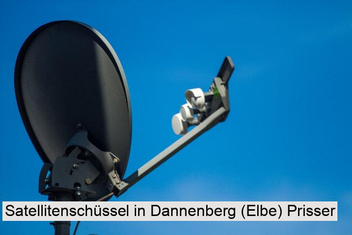 Satellitenschüssel in Dannenberg (Elbe) Prisser